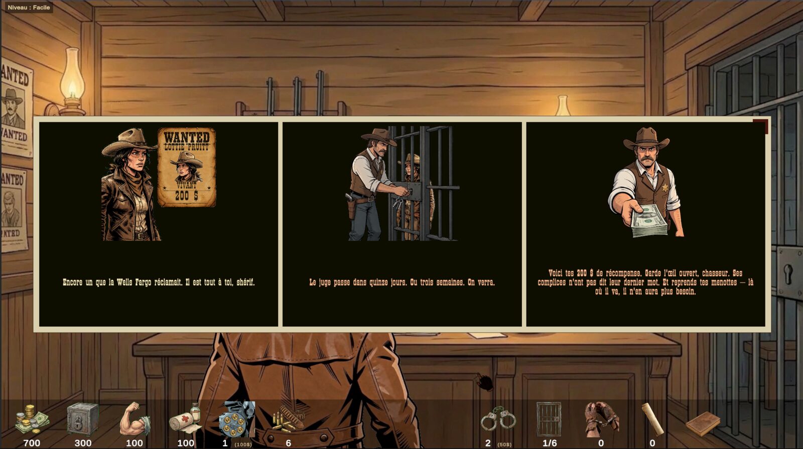 Un bandit livré au shérif contre 200 $ de prime (remake 2026)