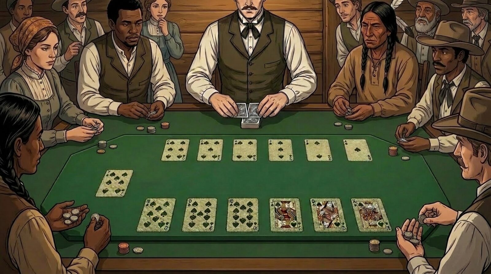 Une table de Faro dans le remake 2026