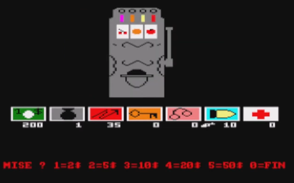 La machine à sous de Carson City sur ZX Spectrum, 1985