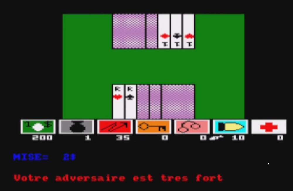 L'écran de poker de Carson City, 1985